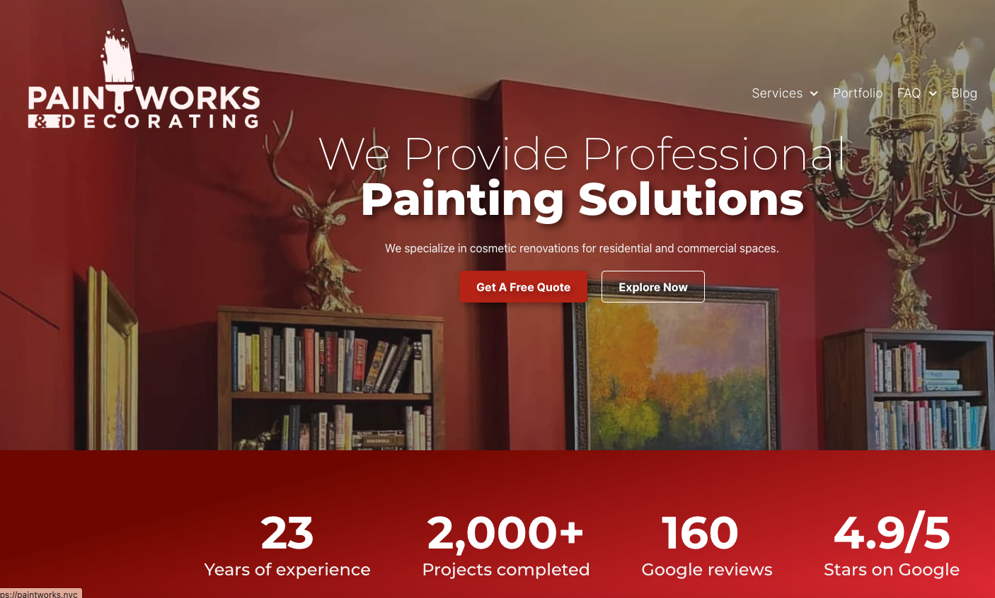 Paintworks home page