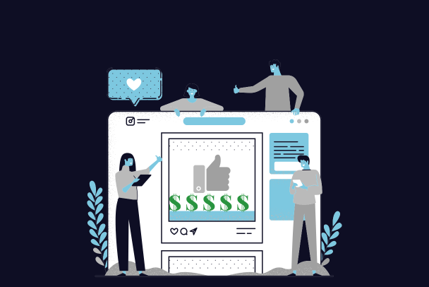 Social media profiles for home services